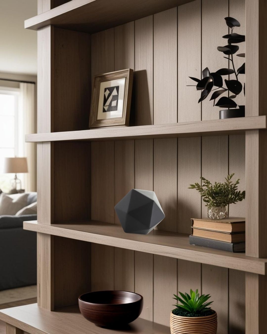 Polyhedron - Geometric Decorative Accent