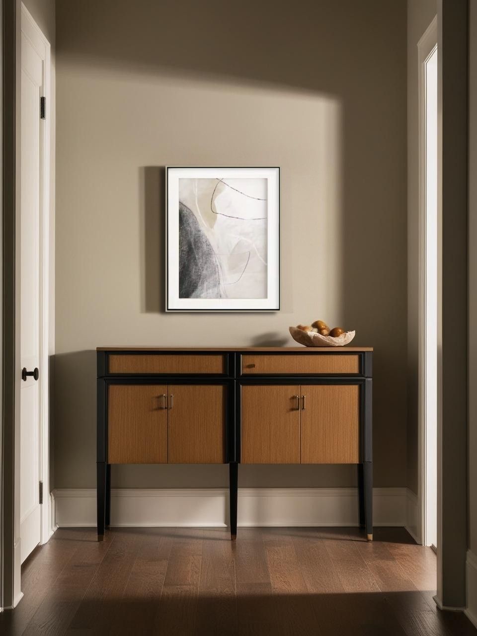 Framed Abstract Canvas Wall Art Set – 27.5" x 19.6"