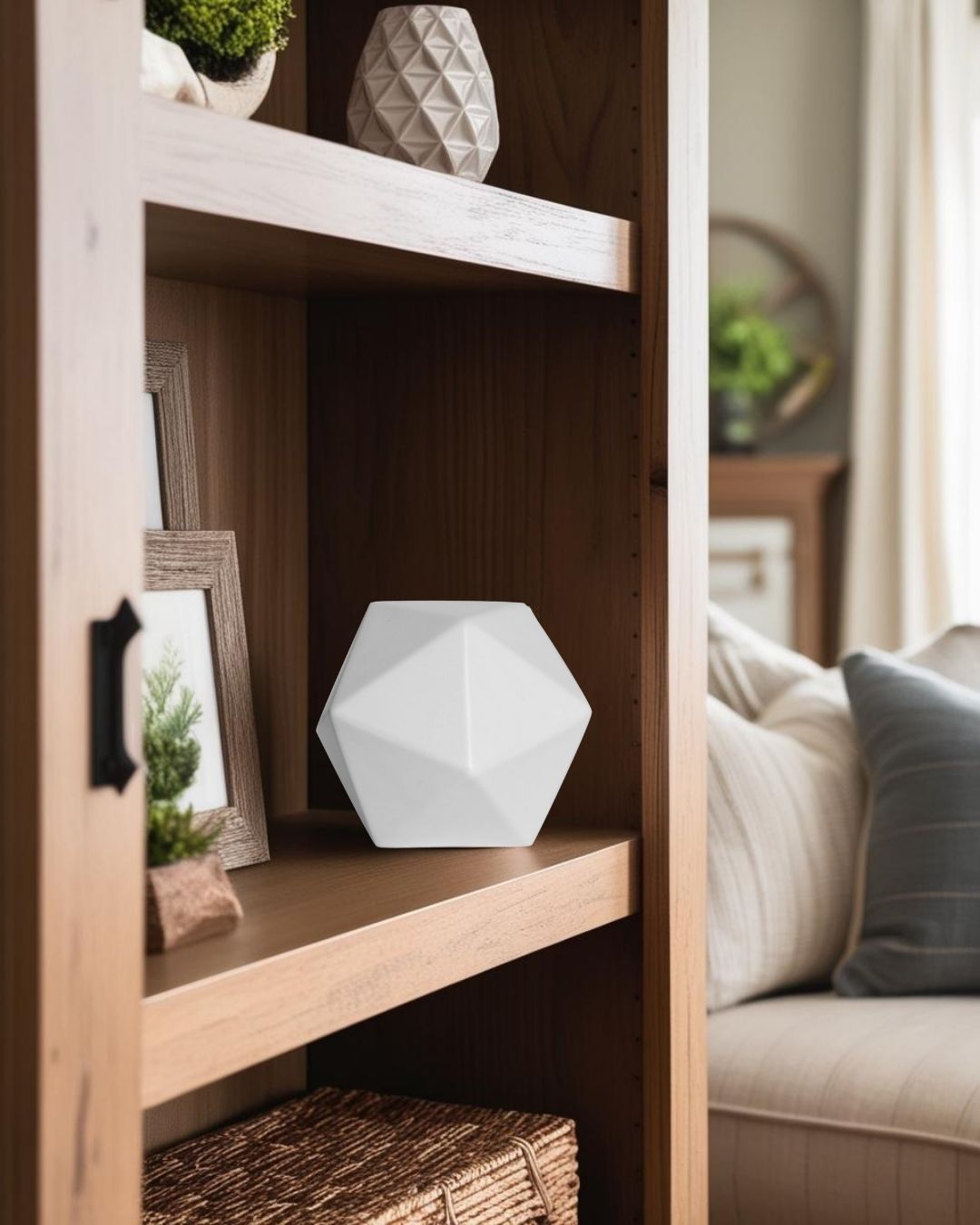 Polyhedron - Geometric Decorative Accent