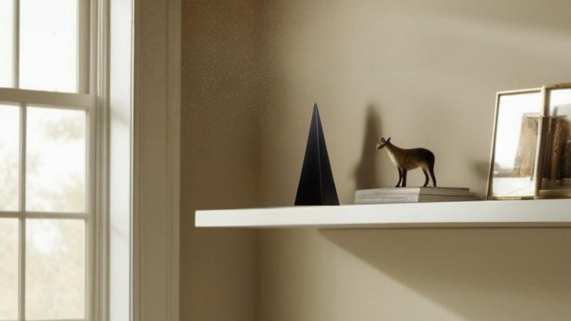 Objetos decorativos geométricos