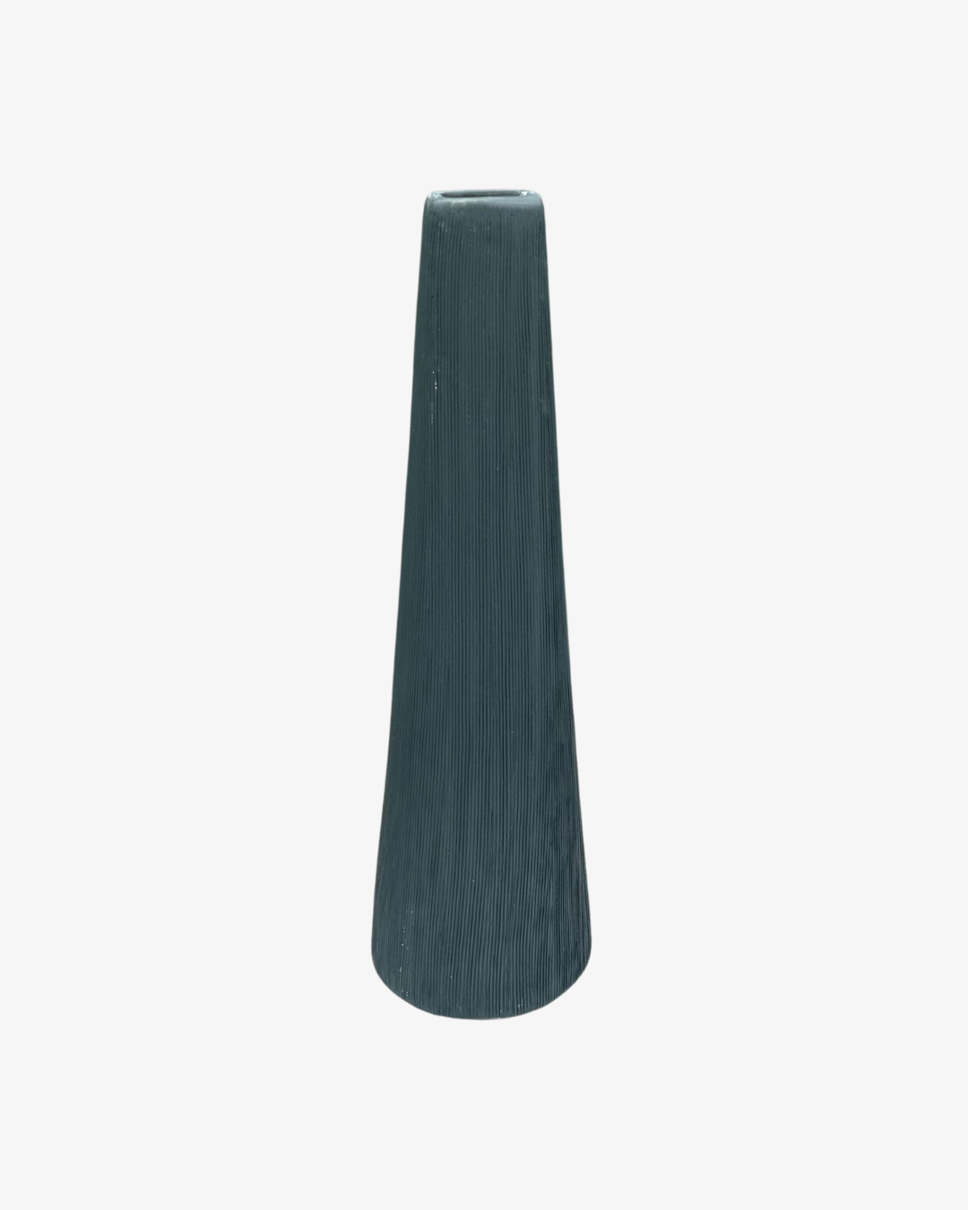 Jarrón verde oscuro Eclipse - 40 cm.