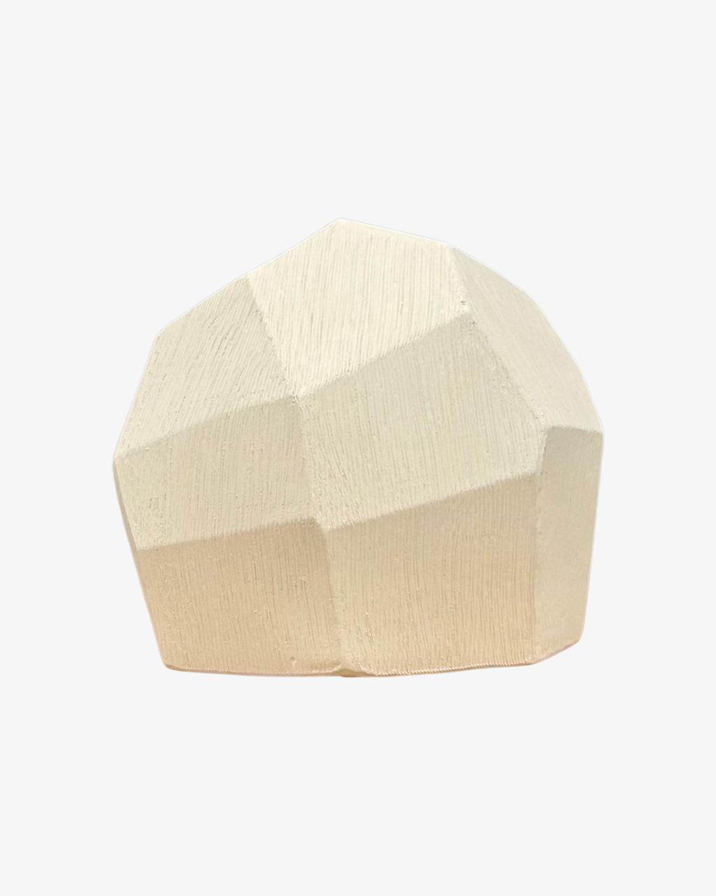 Jarrón de Cerámica Geométrico Texturizado Volkan - 23 cm