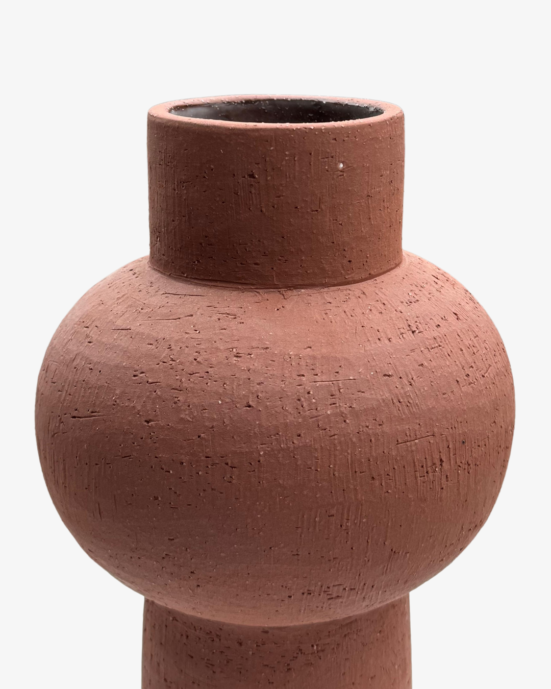 Jarrón terracota Totem - 30 cm.