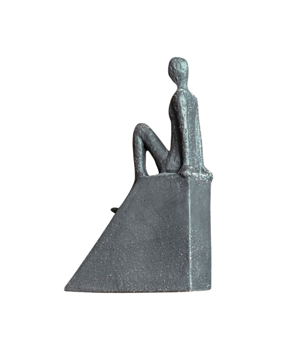 Paus - Escultura de cerámica con acabado rústico