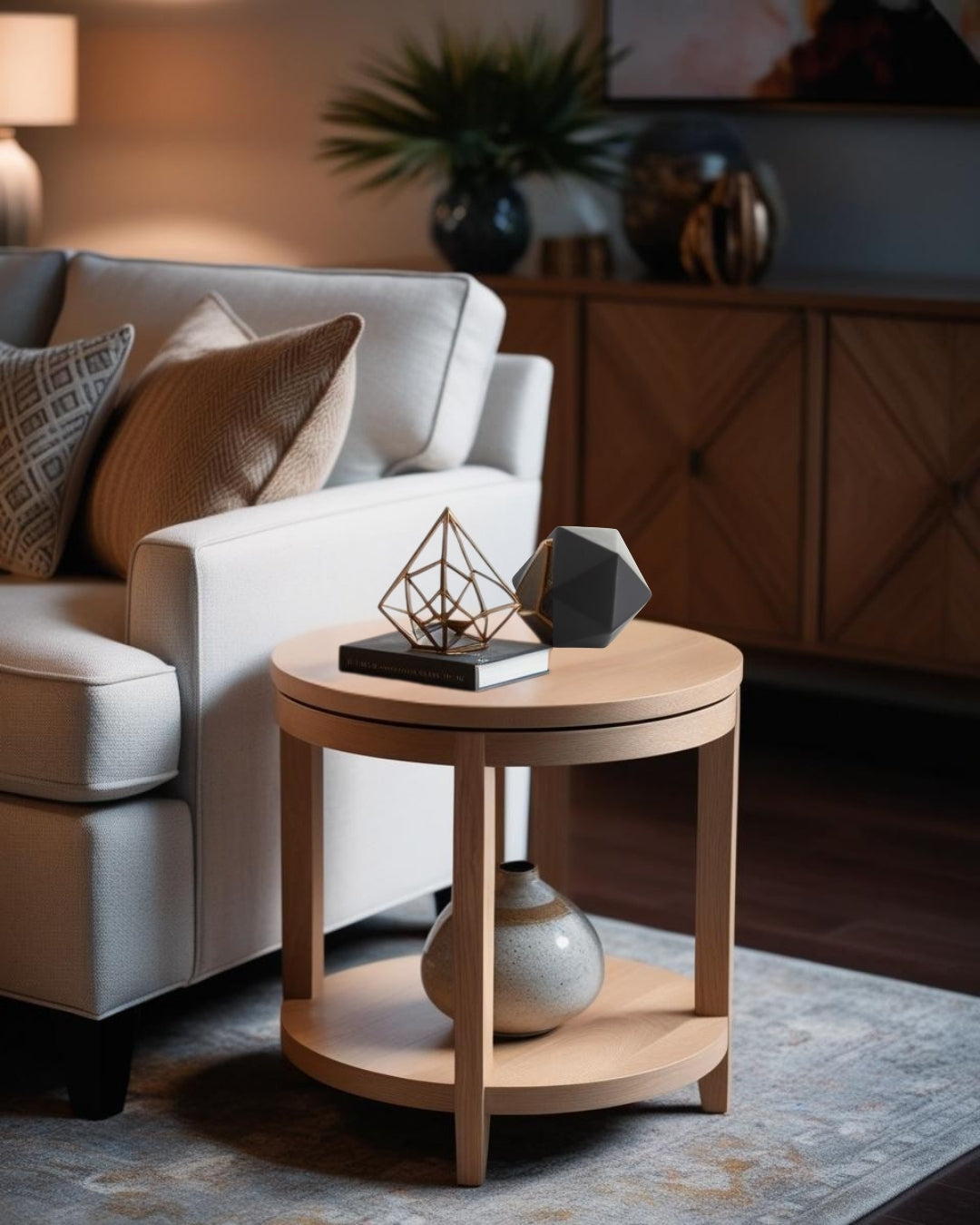 Polyhedron - Geometric Decorative Accent