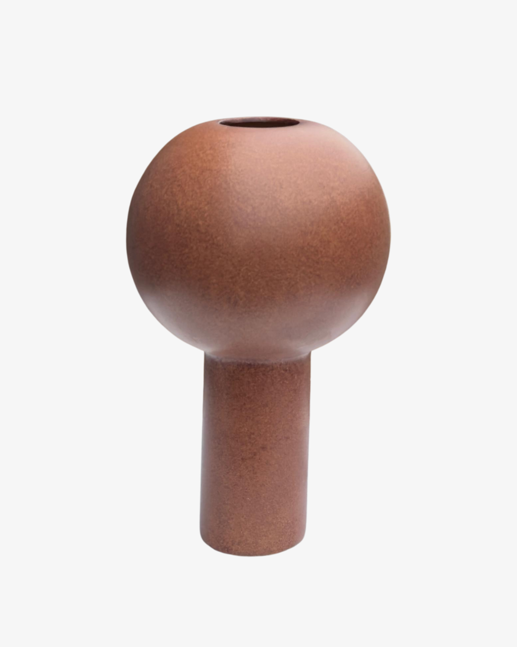 Jarrón esférico con base cilíndrica - Sphere