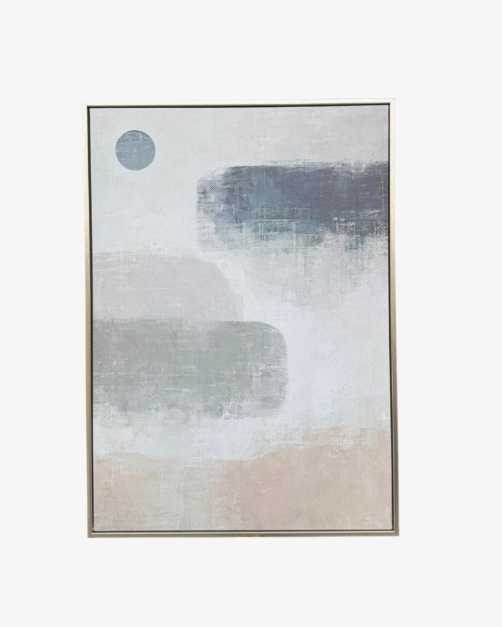 Cuadro abstracto 50 x 70cm., Azure Mist