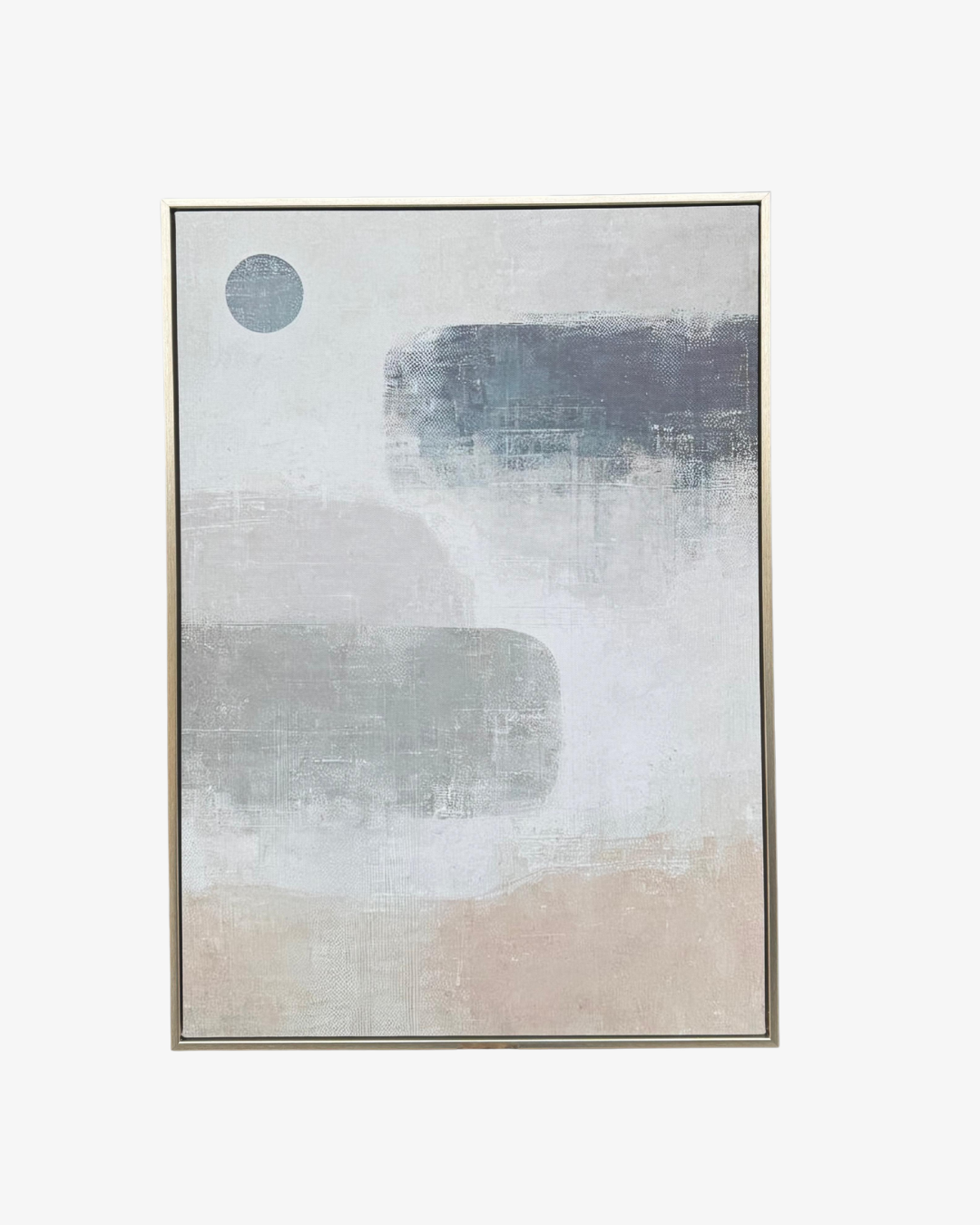 Cuadro abstracto 50 x 70cm., Azure Mist