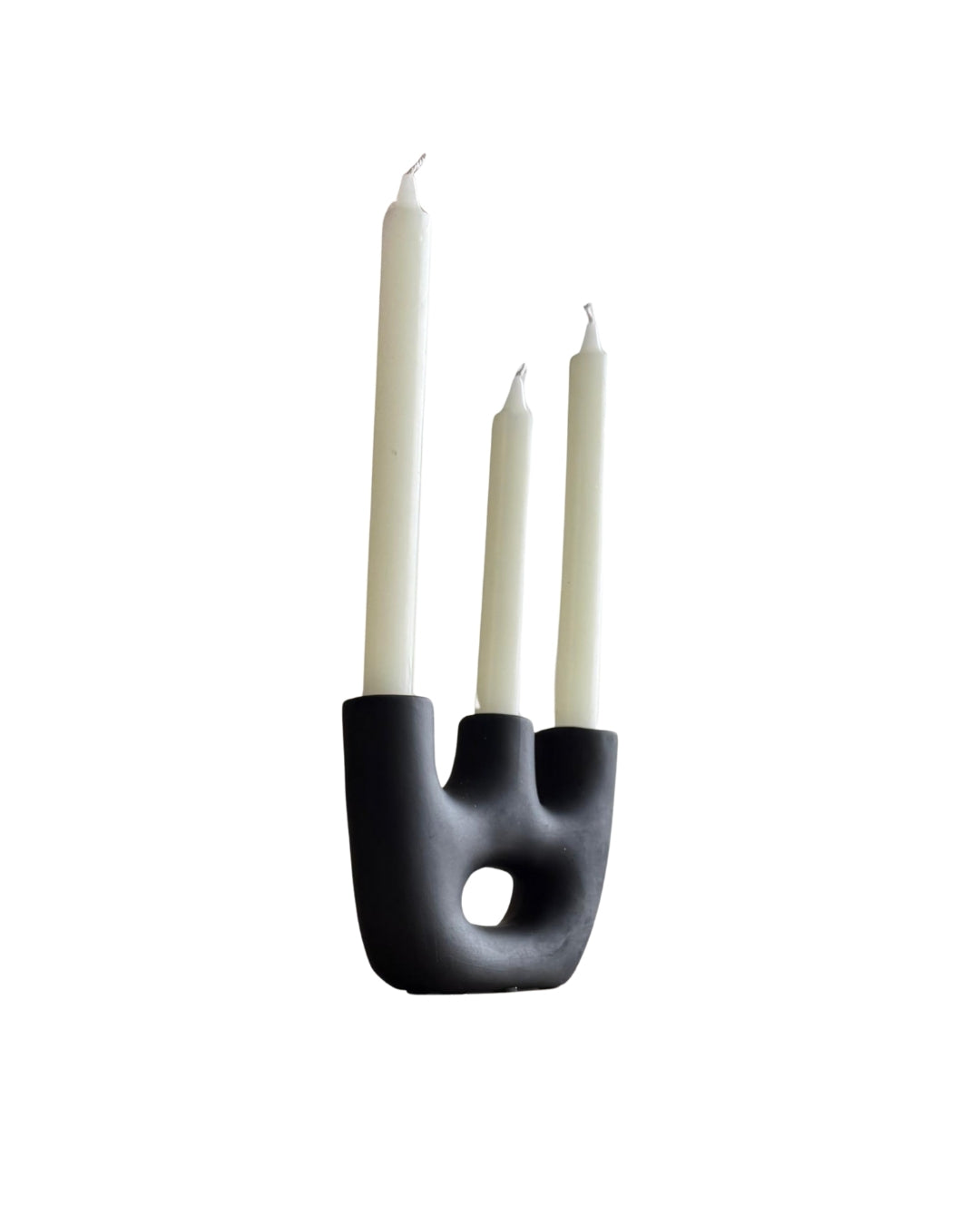 Candelabro de cerámica para 3 velas - Radiance