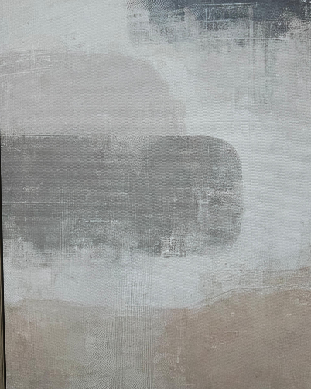 Cuadro abstracto 50 x 70cm., Azure Mist