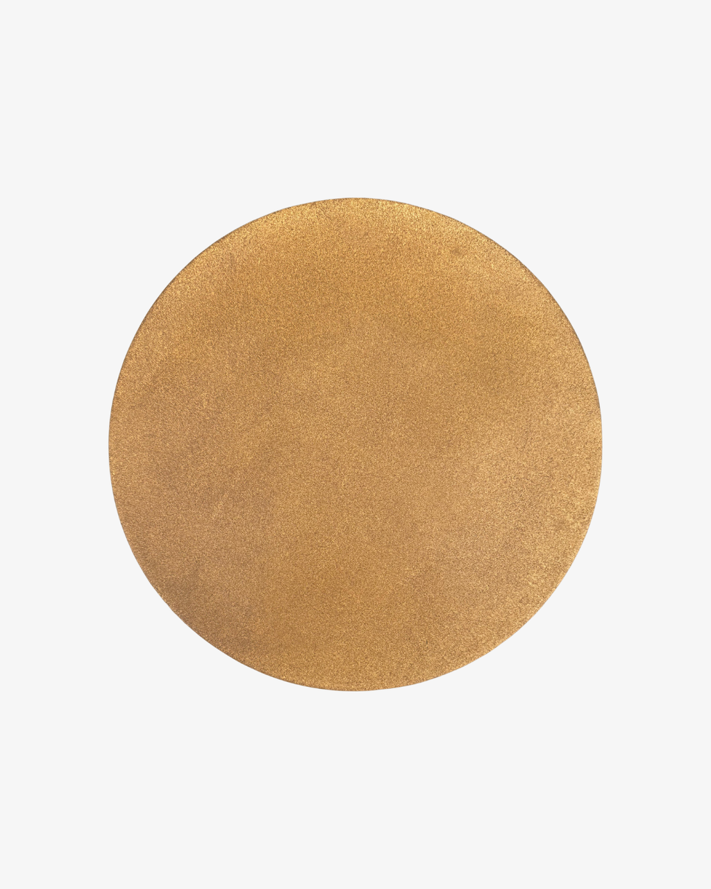 Bandeja circular amarillo ocre