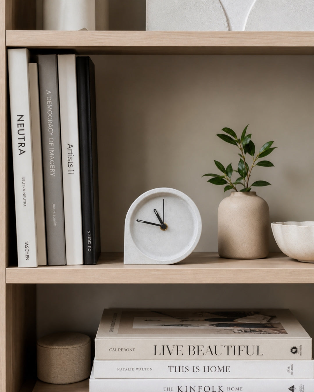 Tempo - Reloj decorativo de concreto