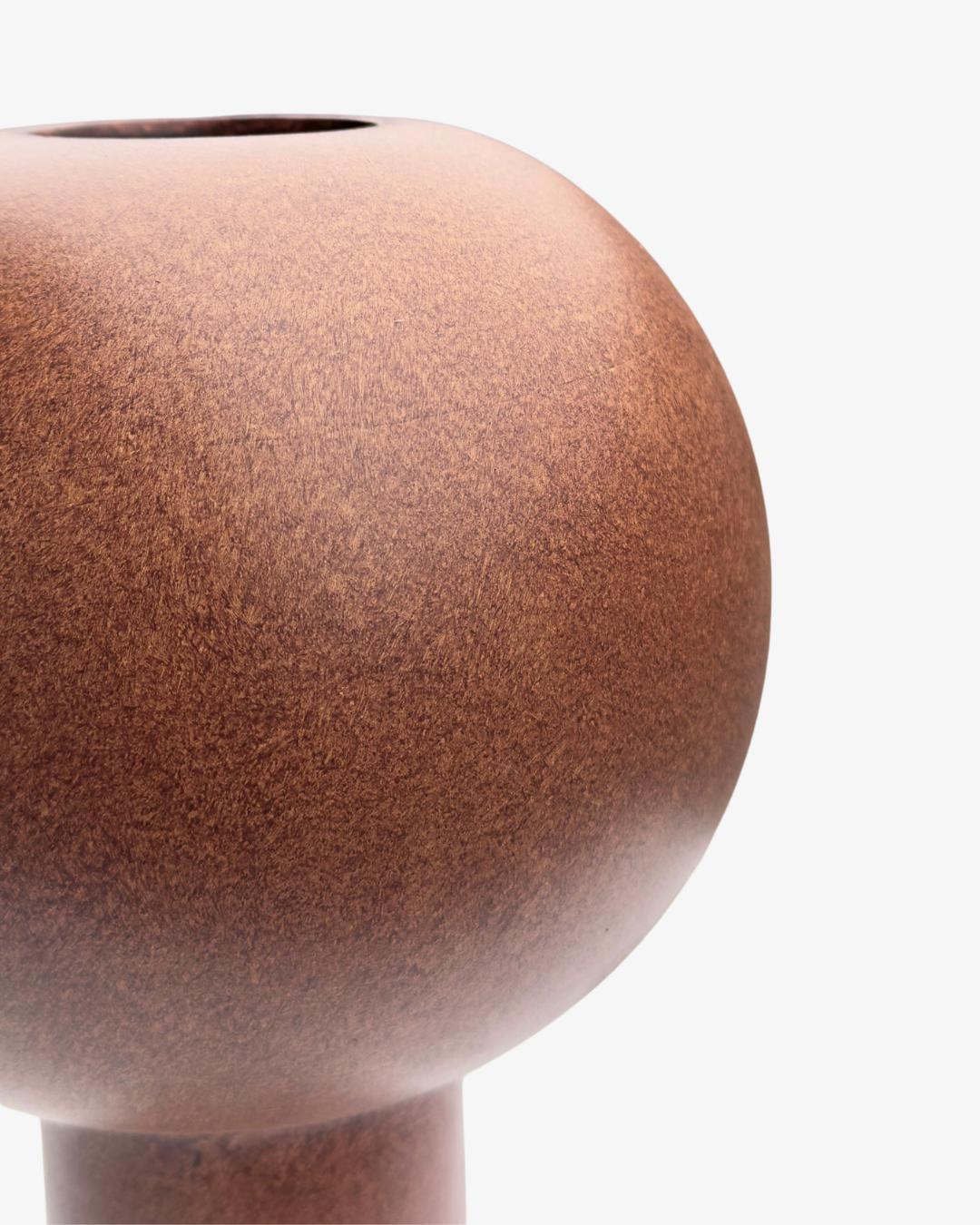 Jarrón esférico con base cilíndrica - Sphere