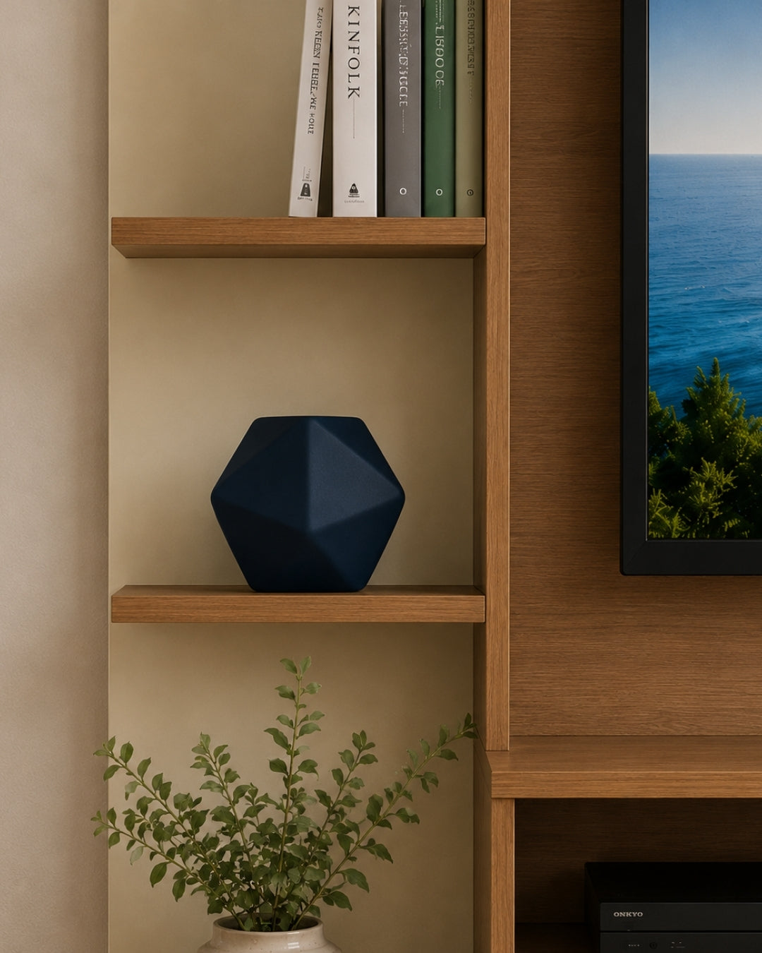 Acento decorativo de forma geométrica - Polyhedron