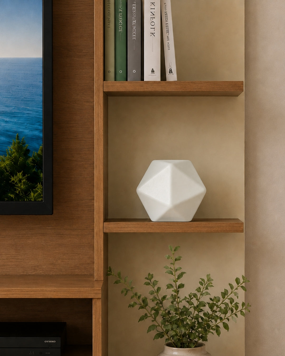 Acento decorativo de forma geométrica - Polyhedron