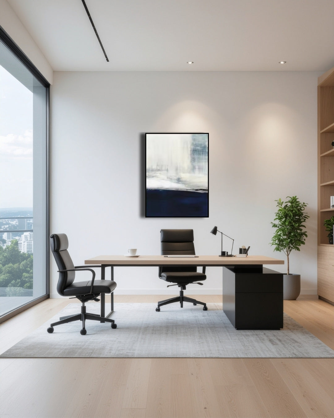 Cuadro abstracto 90 x 120 cm.,  Horizon