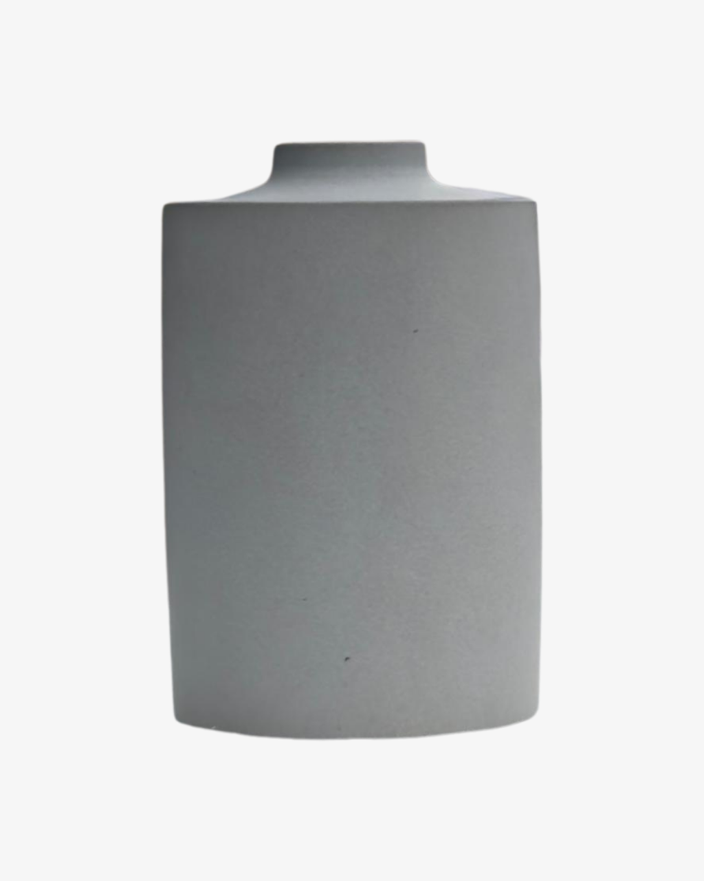 Jarrón compacto de cemento Keg - 14 cm