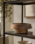 Bowl decorativo de madera de estilo rústico - Portobello