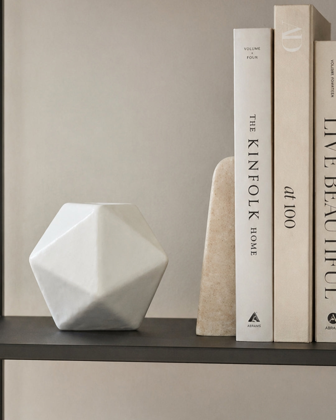 Acento decorativo de forma geométrica - Polyhedron