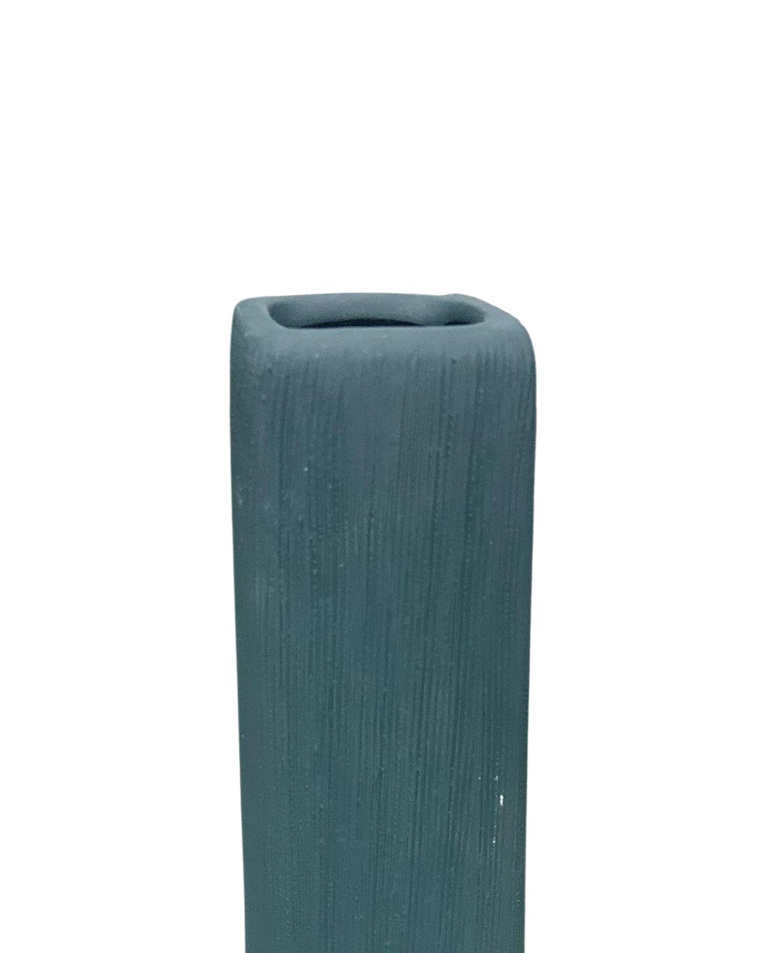 Jarrón verde oscuro - 40 cm.