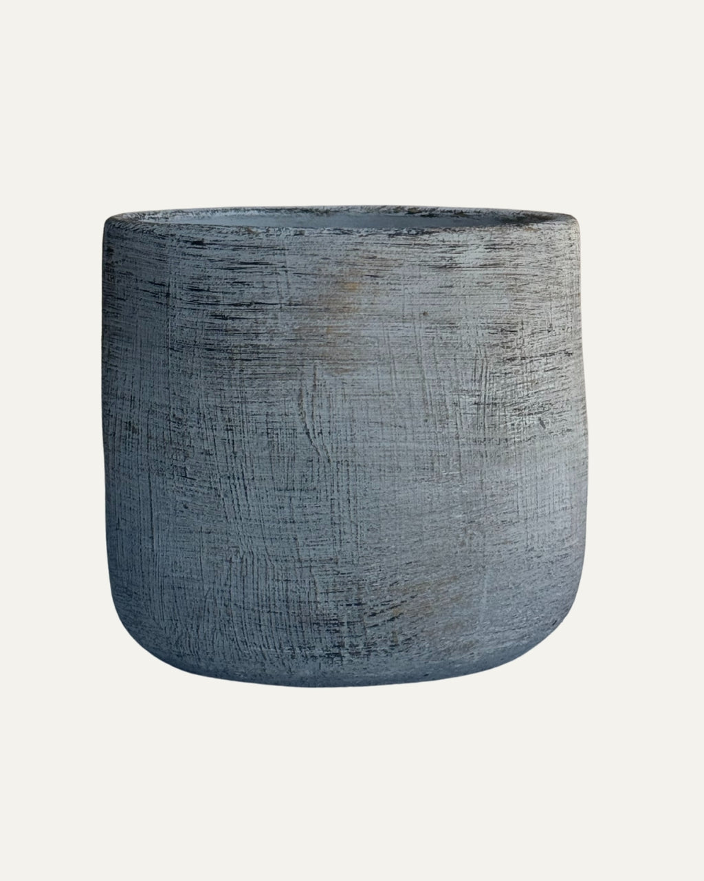 Macetero gris con vetas doradas - Berlin