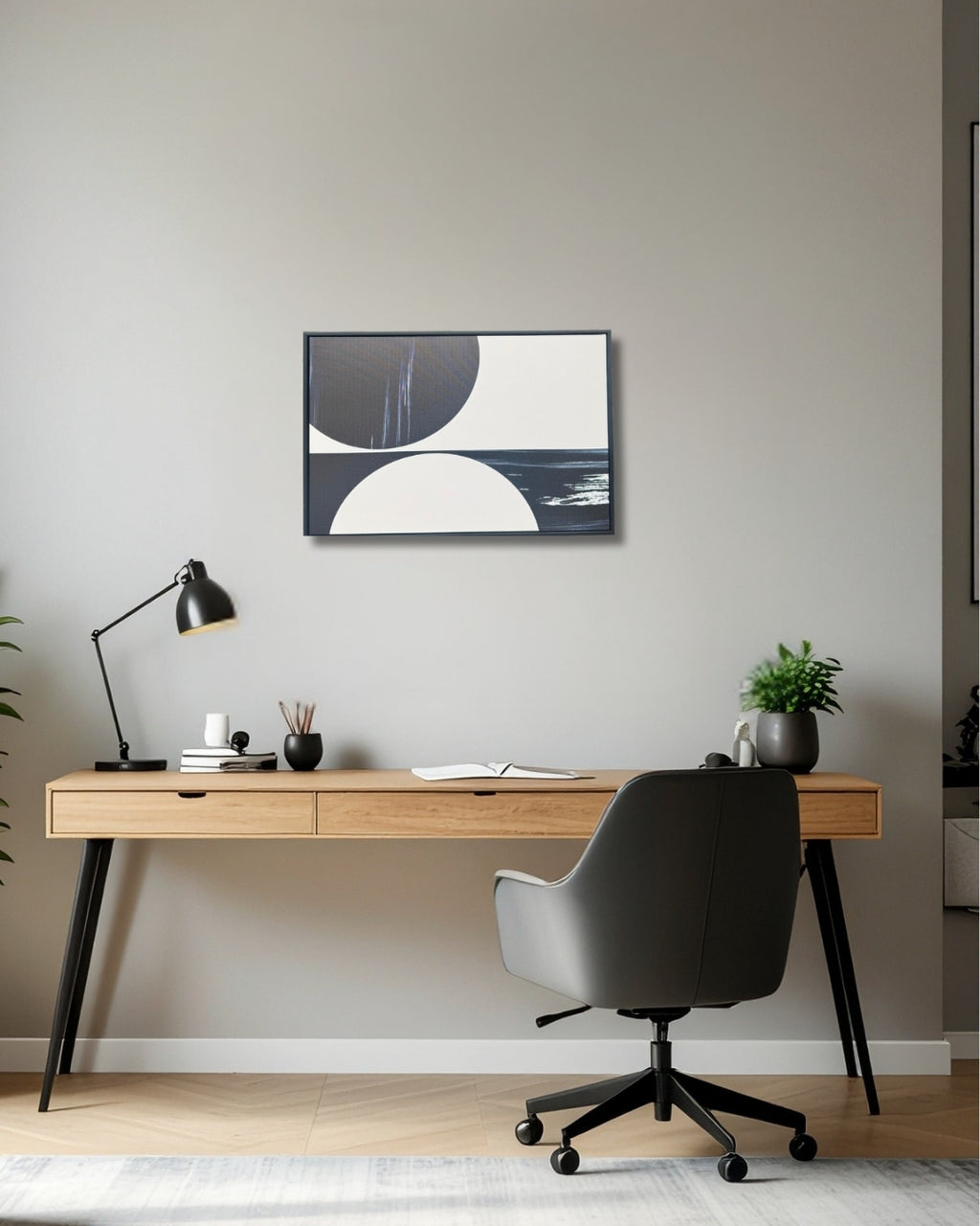 Yin - Cuadro abstracto