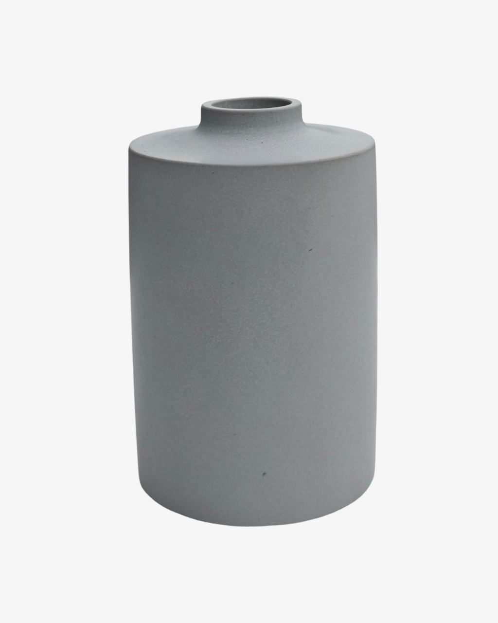 Jarrón compacto de cemento Keg - 14 cm