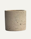 Macetero crema con textura porosa - Cusco