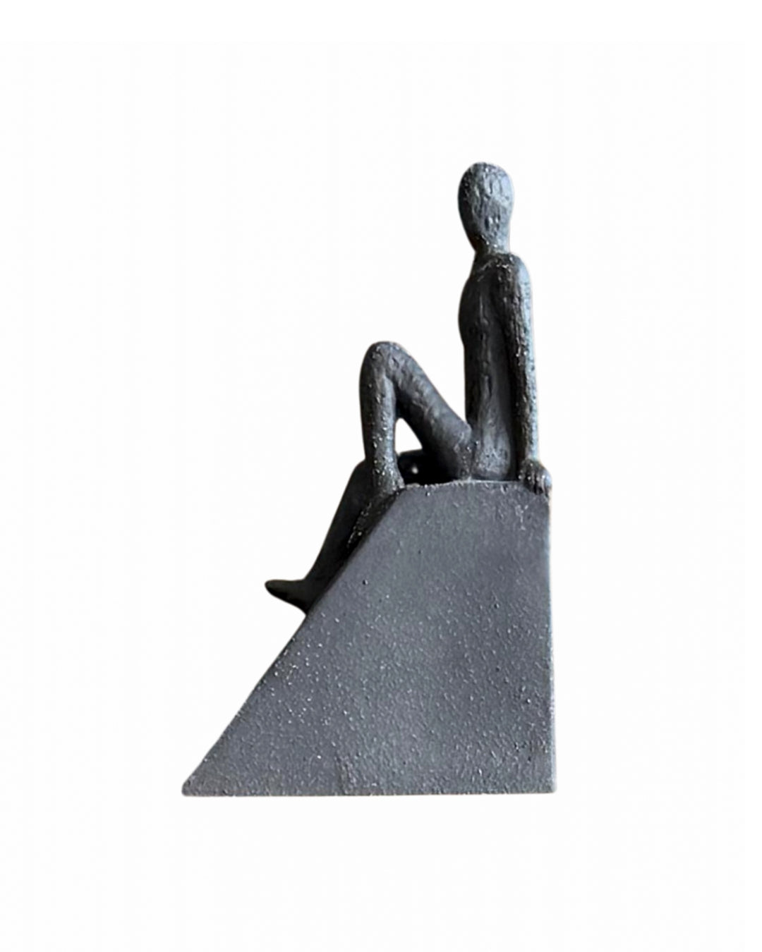 Paus - Escultura de cerámica con acabado rústico