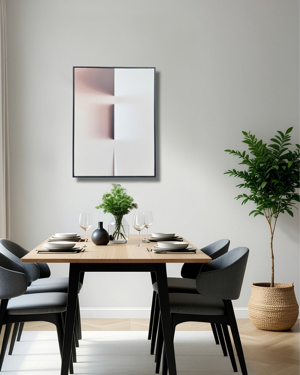 Cuadro abstracto 60 x 80 cm., Skugge