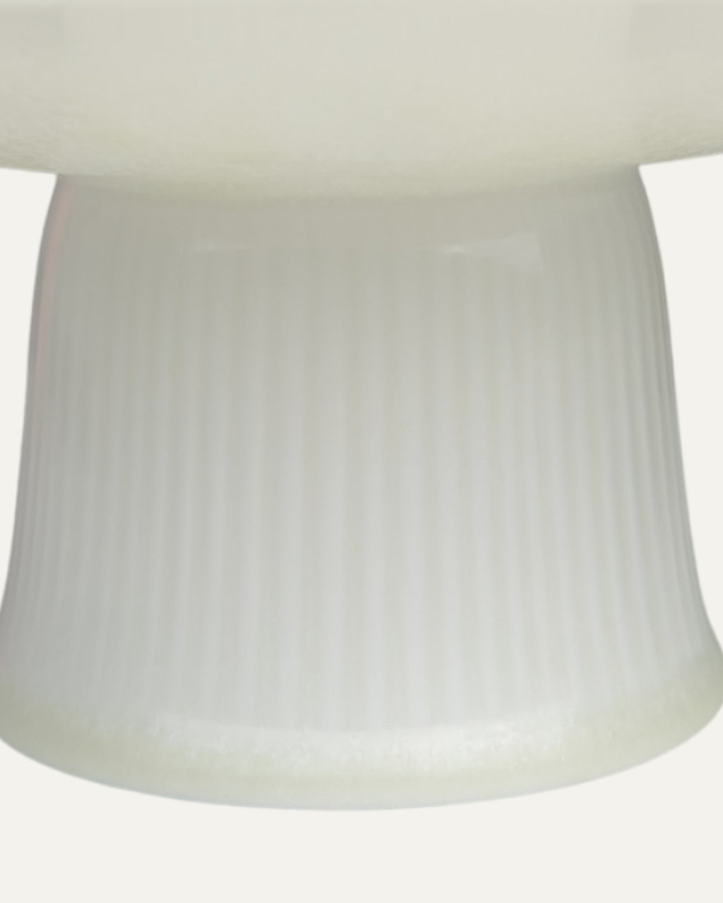 Porta tortas de porcelana blanco - Athen