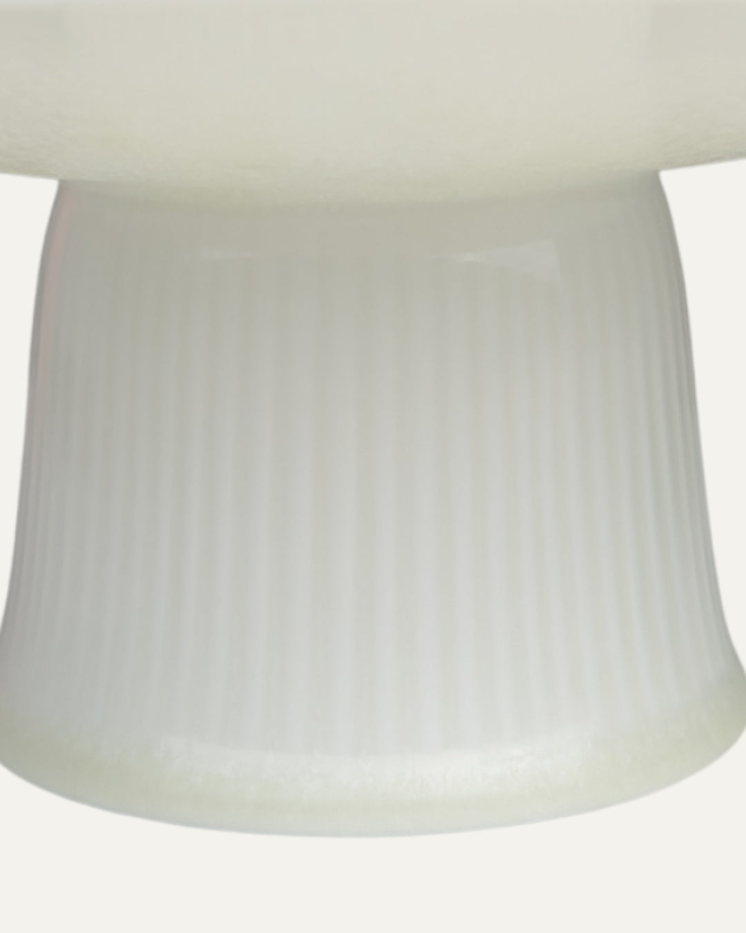 Porta tortas de porcelana blanco - Athen