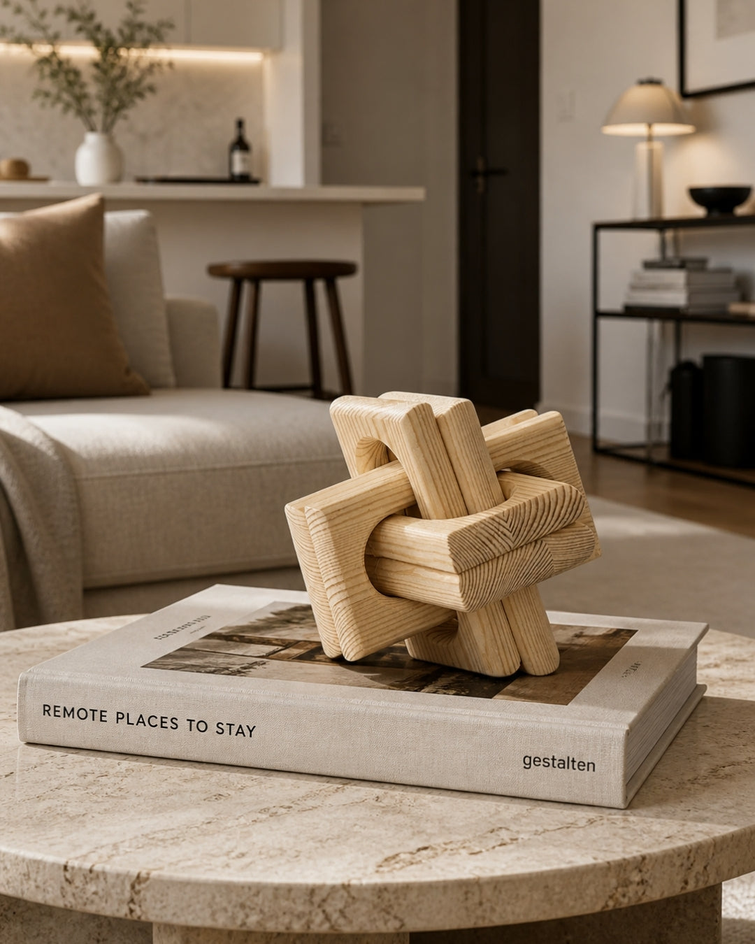 Andromeda - Nudo decorativo de madera