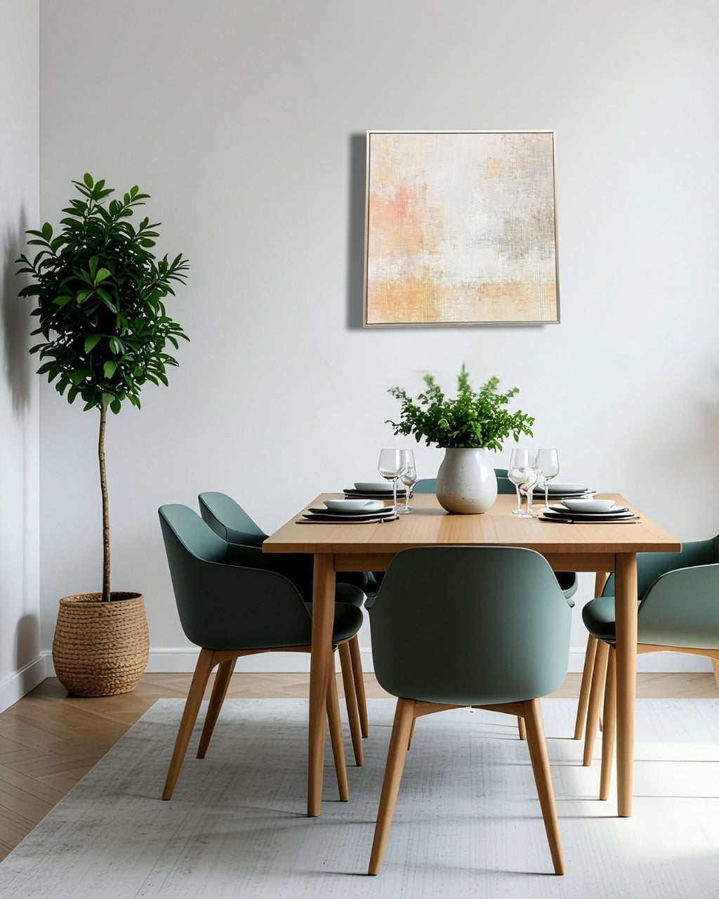 Jordskygge - 23.6" x 23.6" Cuadro abstracto