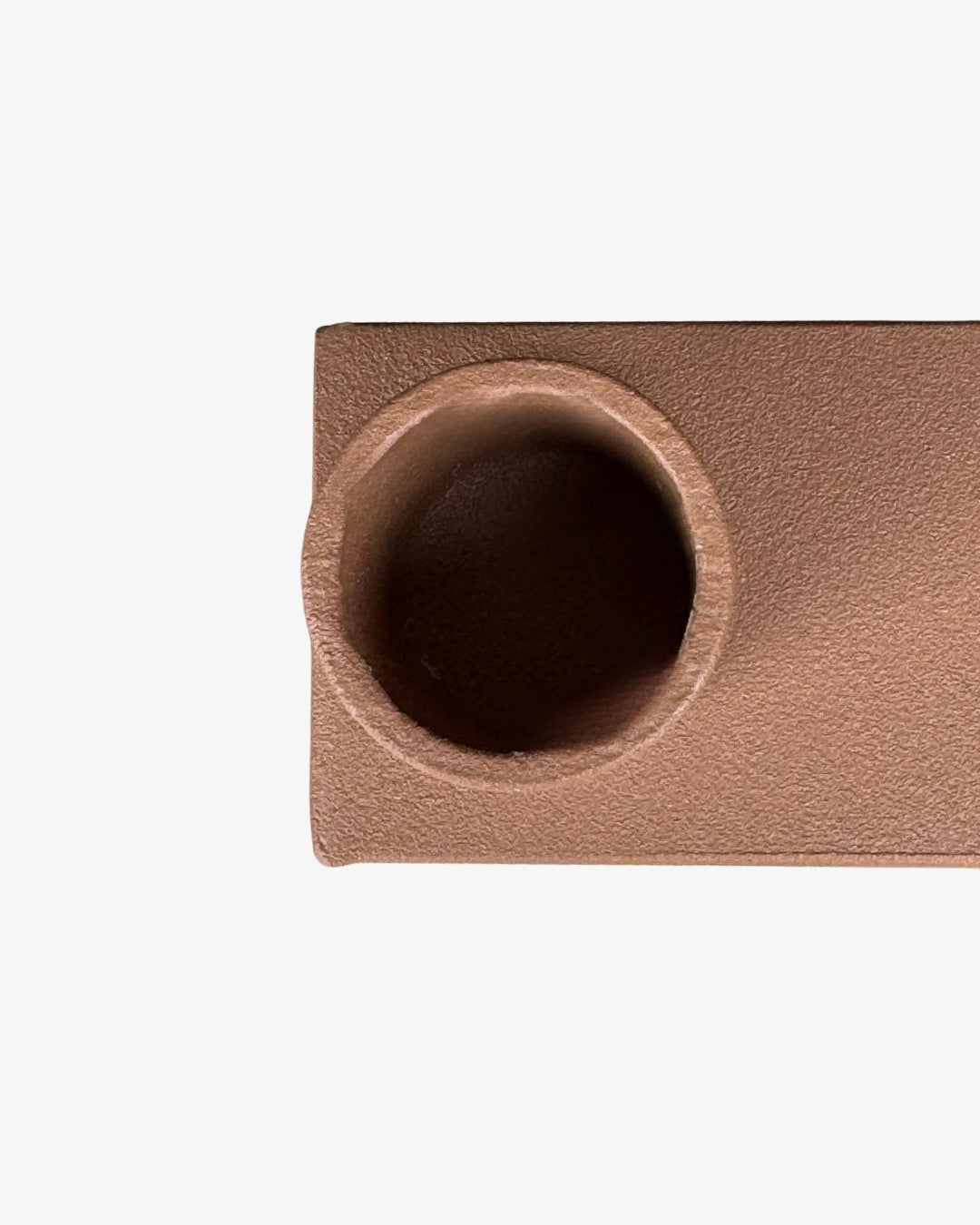 Portavelas rectangular de metal - Portal