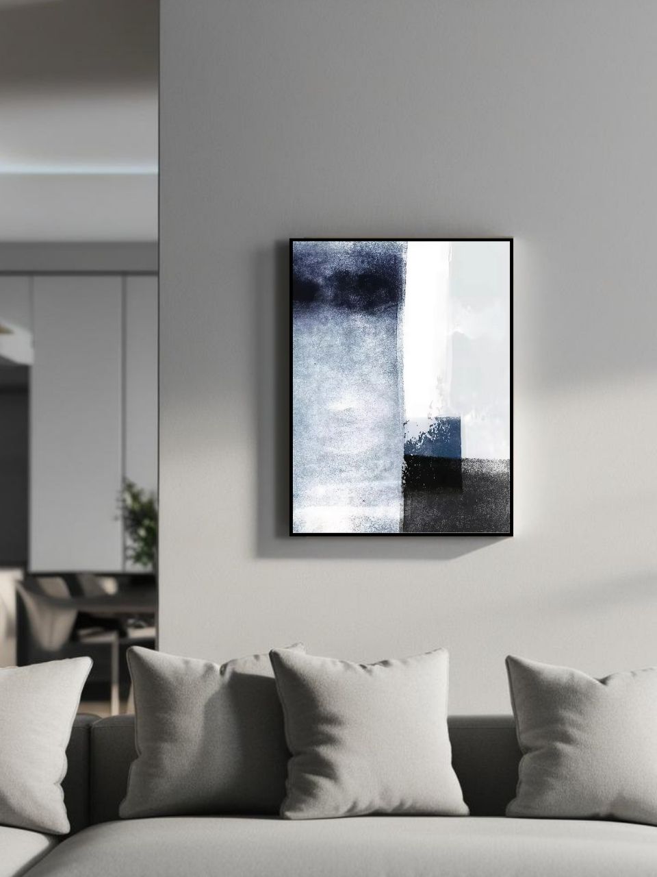 Cuadro abstracto 90 x 120 cm.,  Dusk