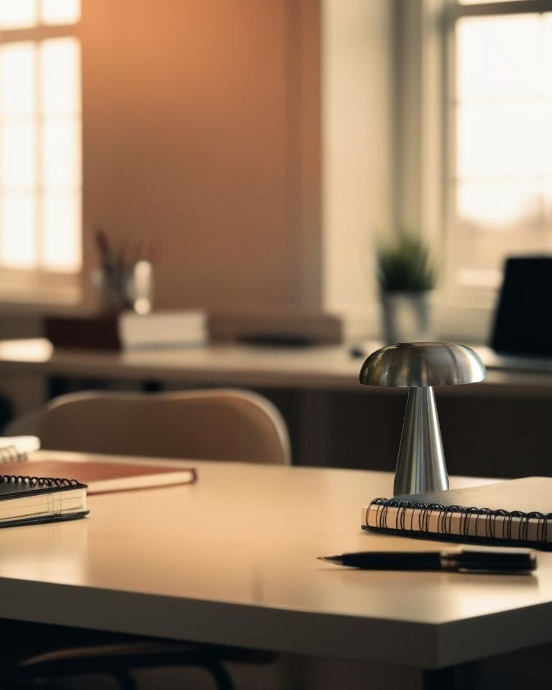 Shiitake - Metal Desk Lamp 8.07"