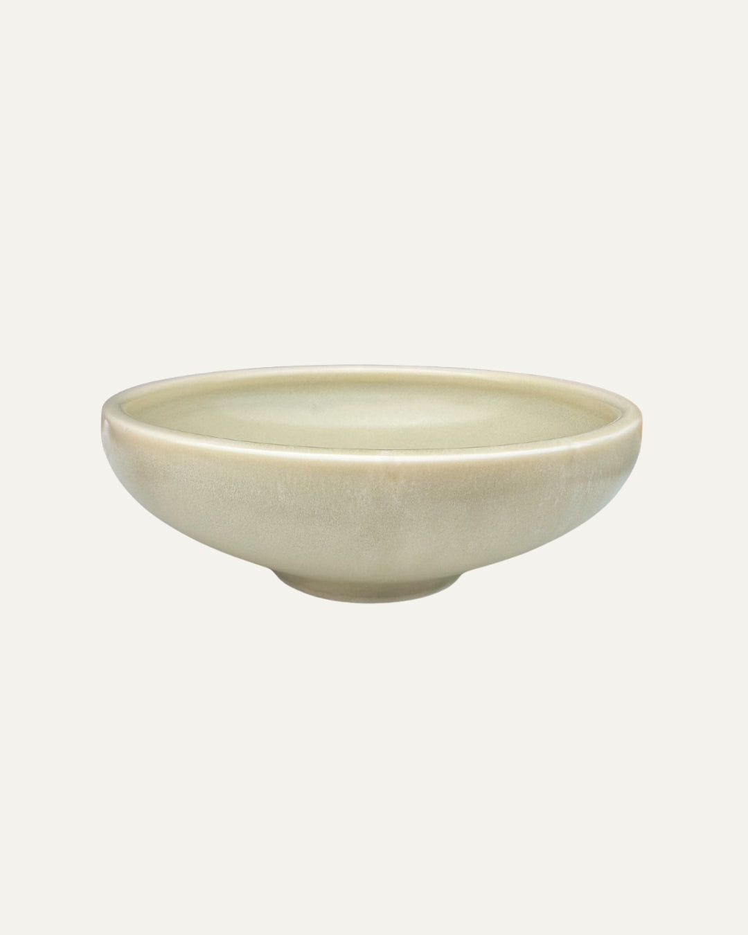 Plato Beige salvia con acabado reactive glaze - Traktskal