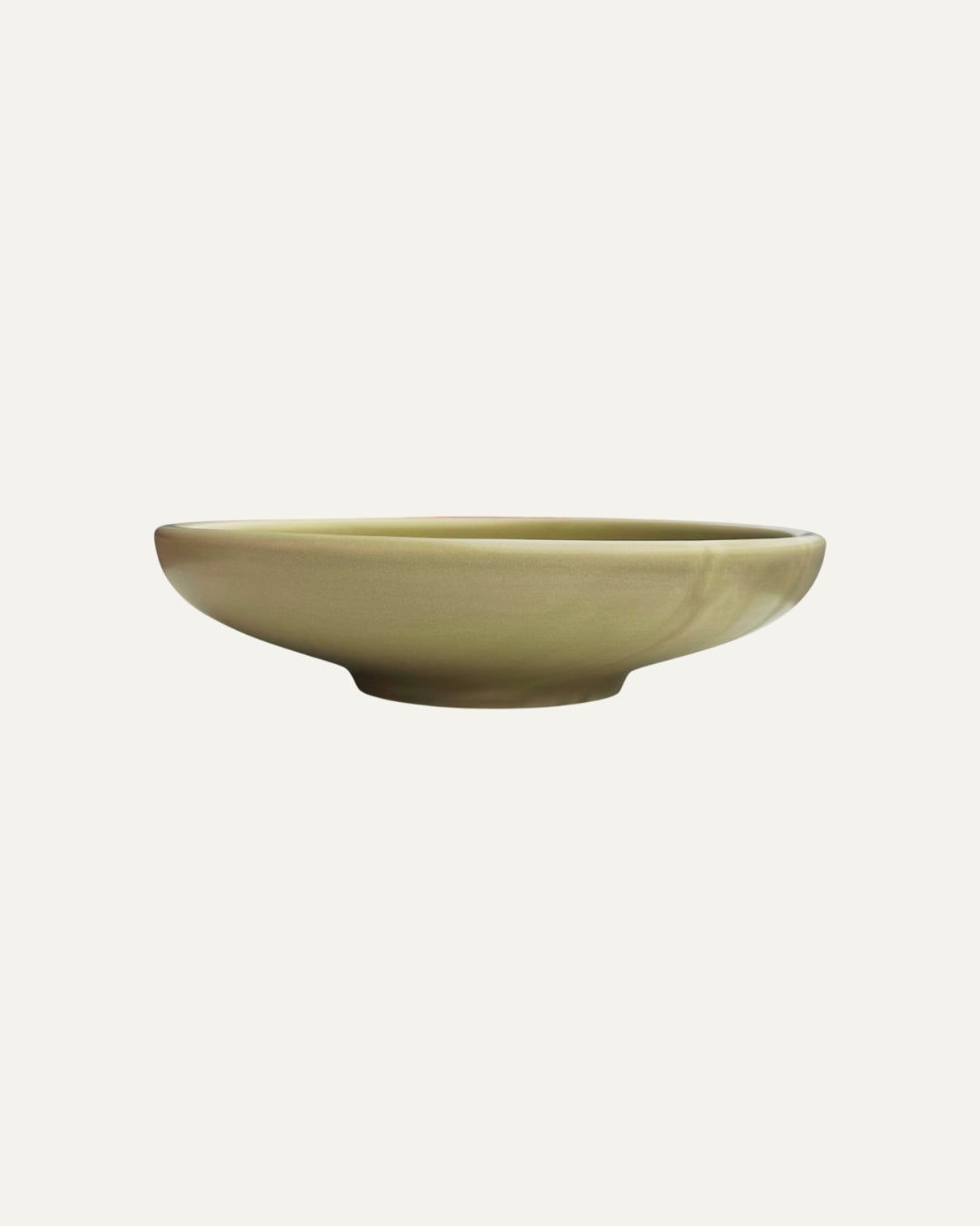 Plato Beige salvia con acabado reactive glaze - Traktskal