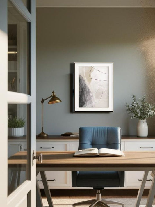 Framed Abstract Canvas Wall Art Set – 27.5" x 19.6"