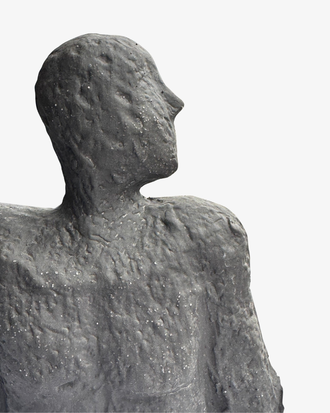 Escultura de estilo rústico