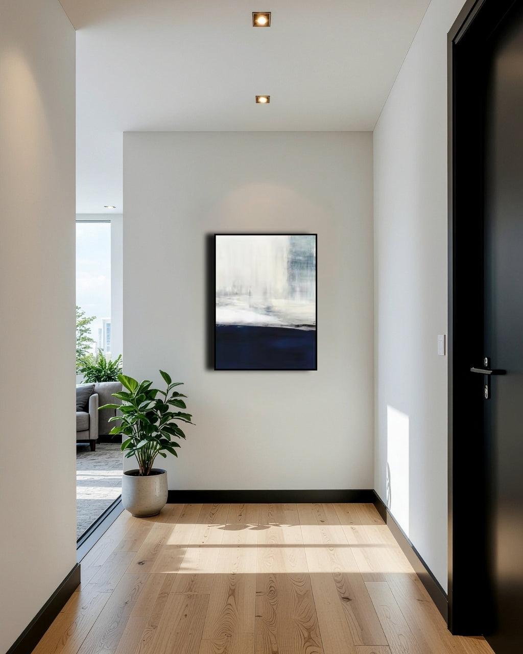 Cuadro abstracto 90 x 120 cm.,  Horizon