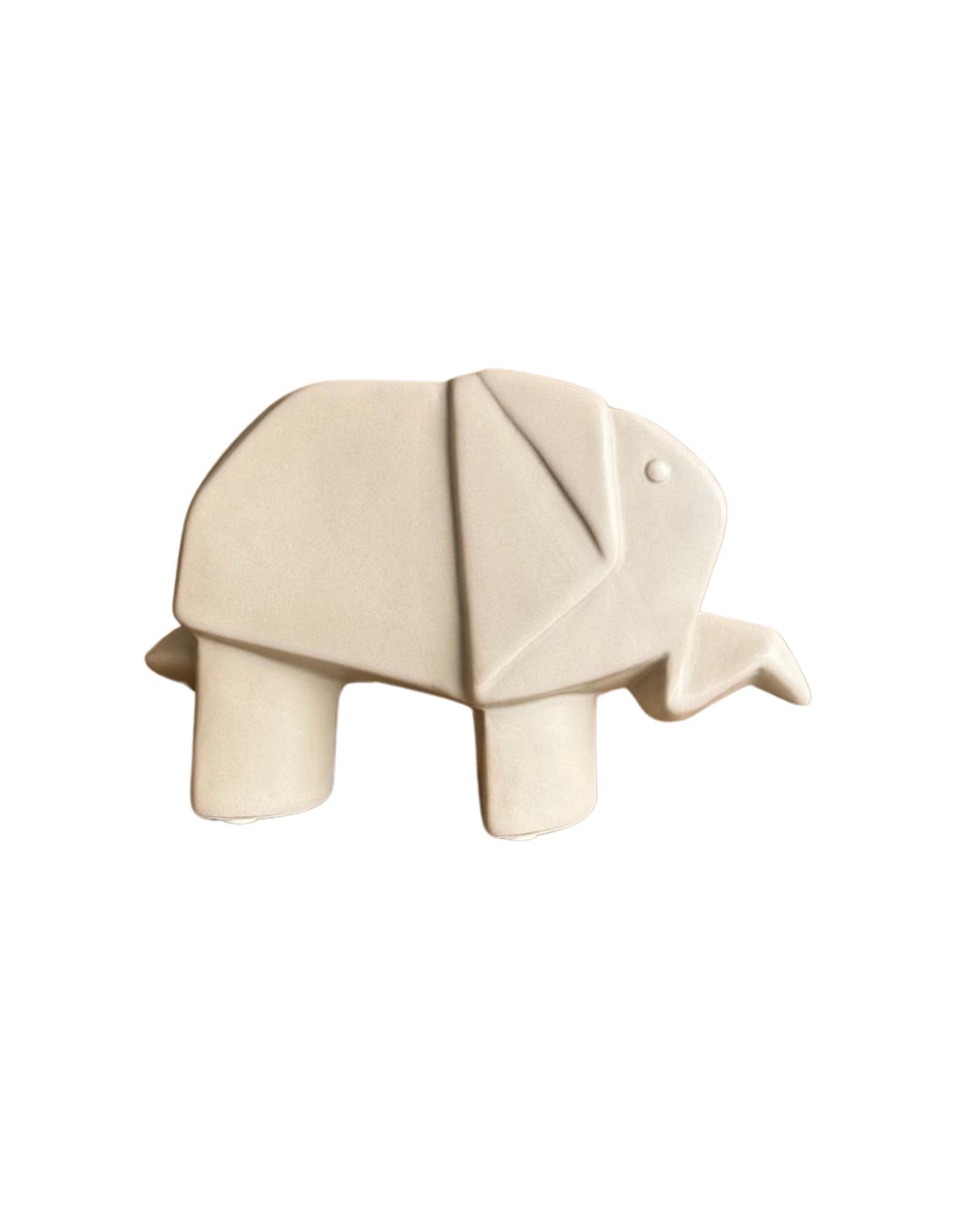 Figura decorativa de elefante minimalista