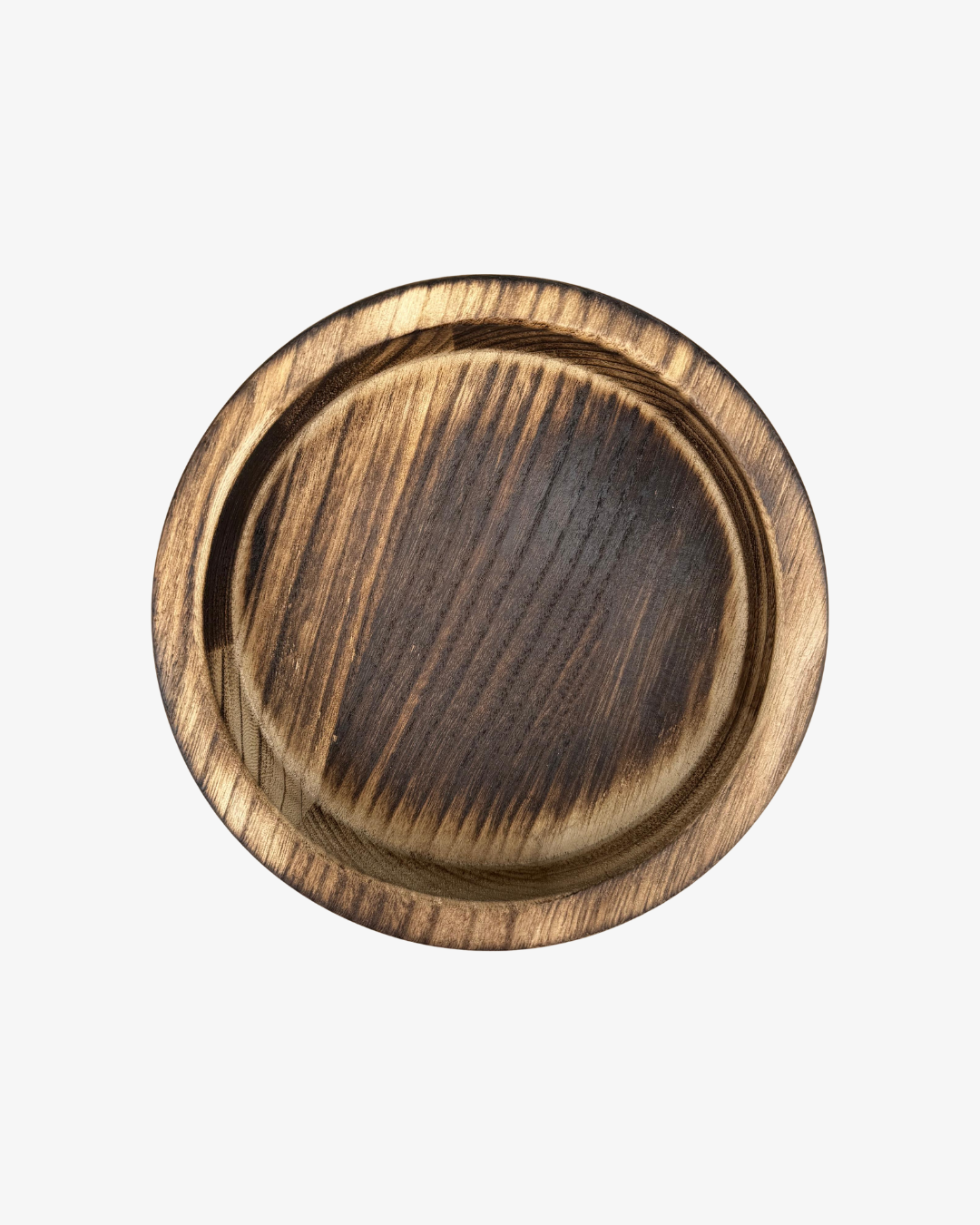 Portobello - Bowl decorativo de madera de estilo rústico