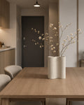 Jarrón beige con doble entrada - Duo