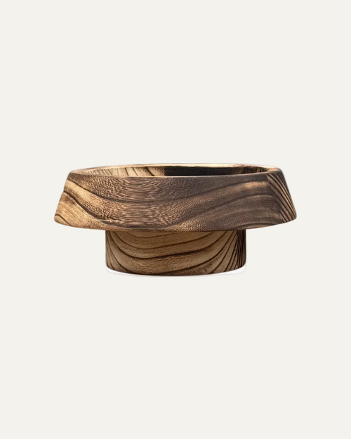 Bowl decorativo de madera de estilo rústico - Portobello