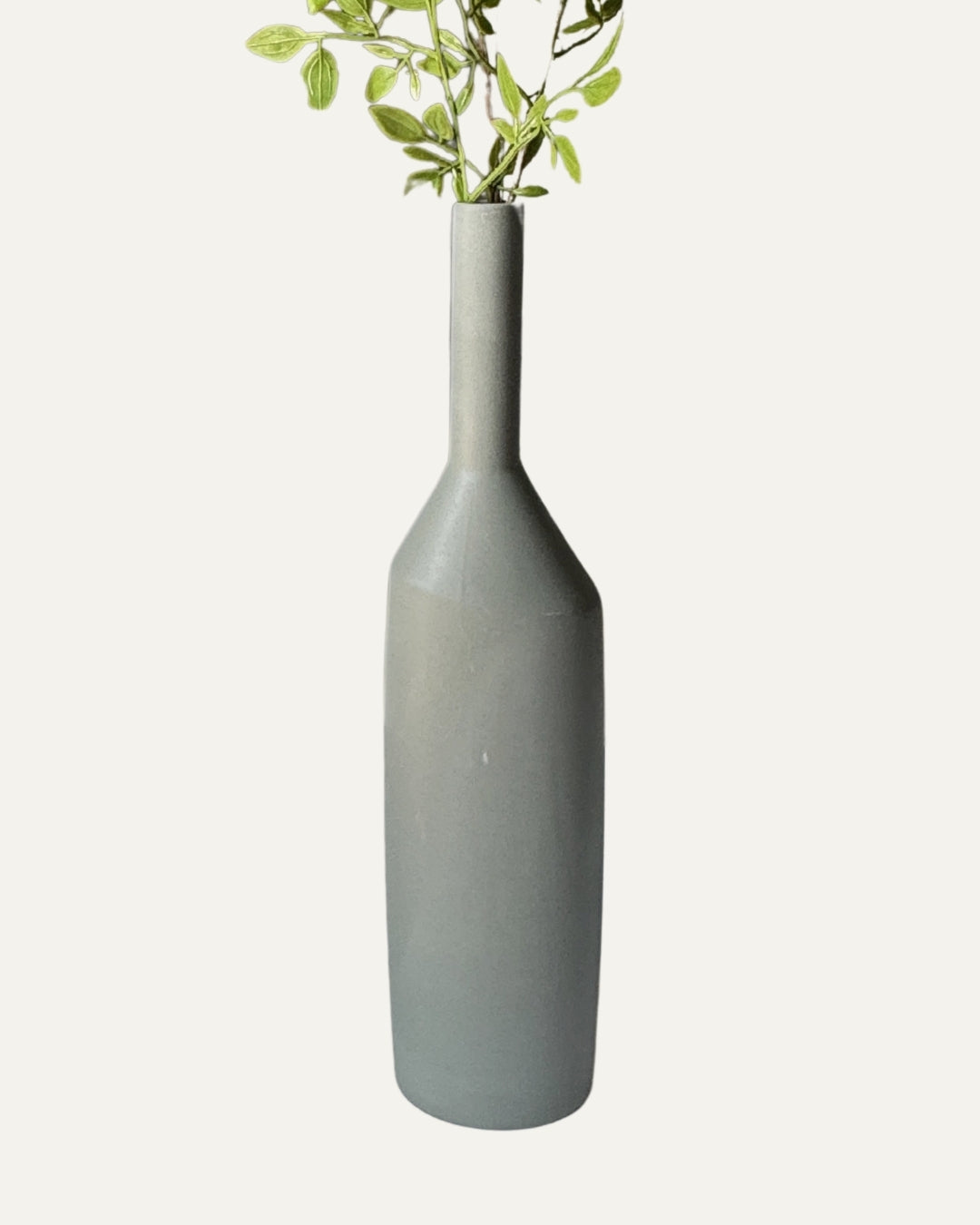 Jarrón delgado tipo botella con silueta recta - 35 cm. Dubai