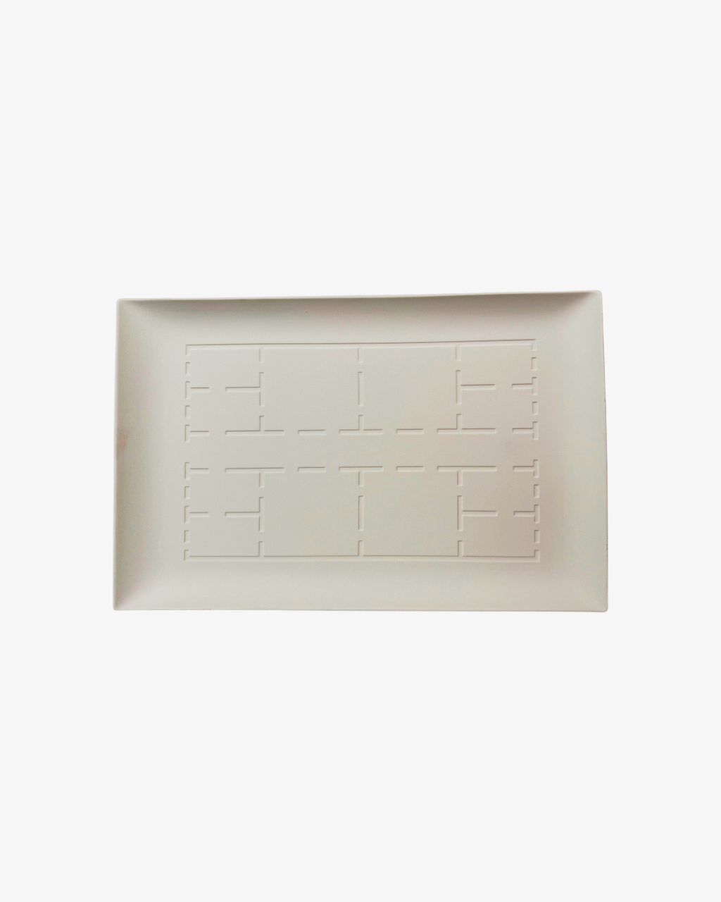 Bandeja decorativa  blanca