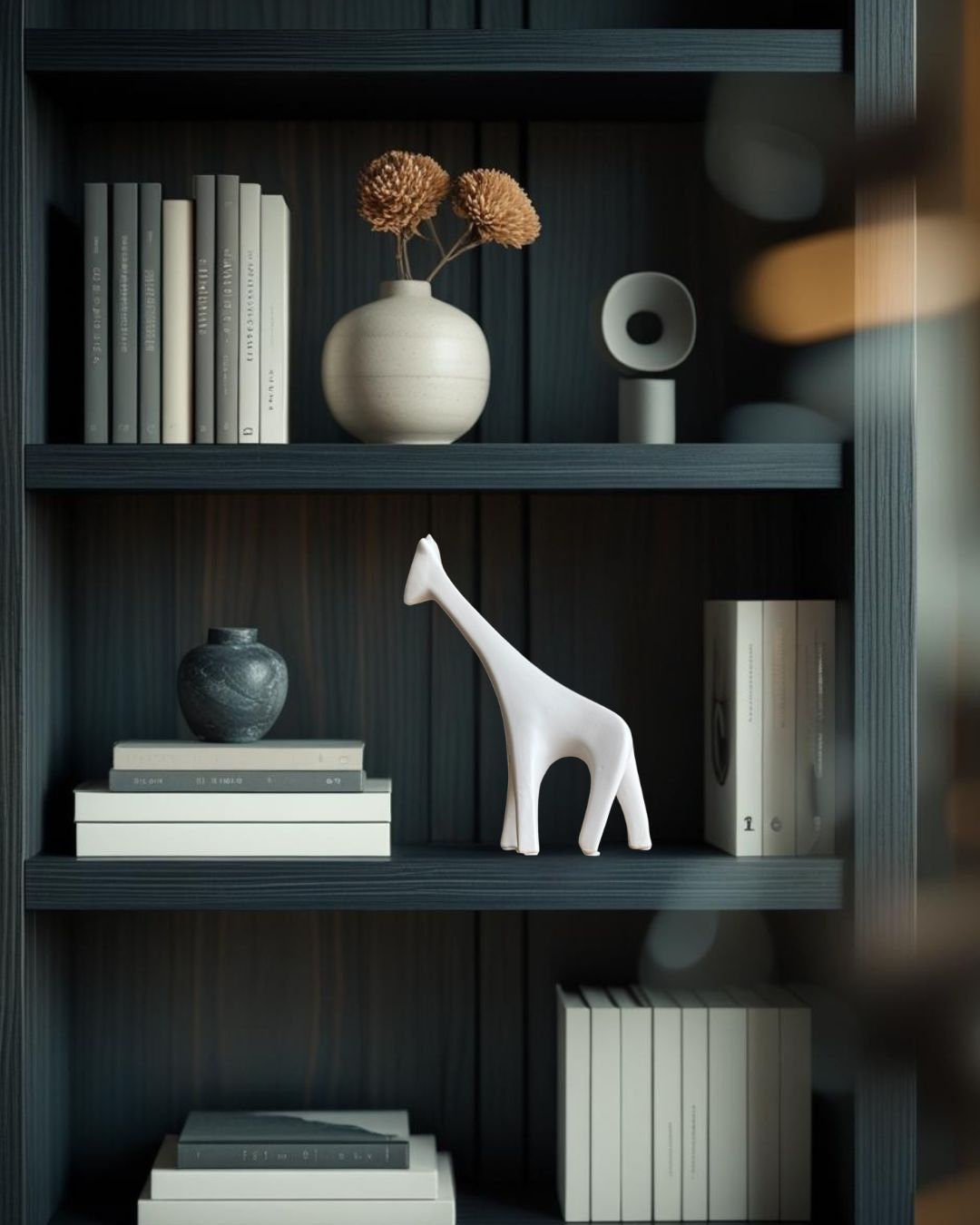 Figura Decorativa de Jirafa Minimalista