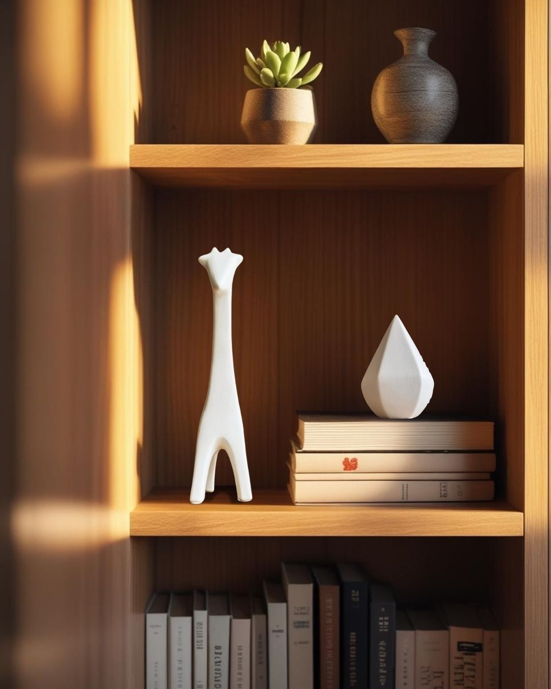 Figura Decorativa de Jirafa Minimalista